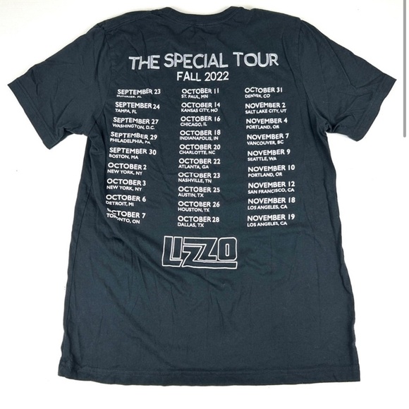 LIZZO SET 2022 Tour Lg Tee Let It Lizzo 50 Reasons Why Lizzo is Perfection. 2021 - Picture 2 of 10